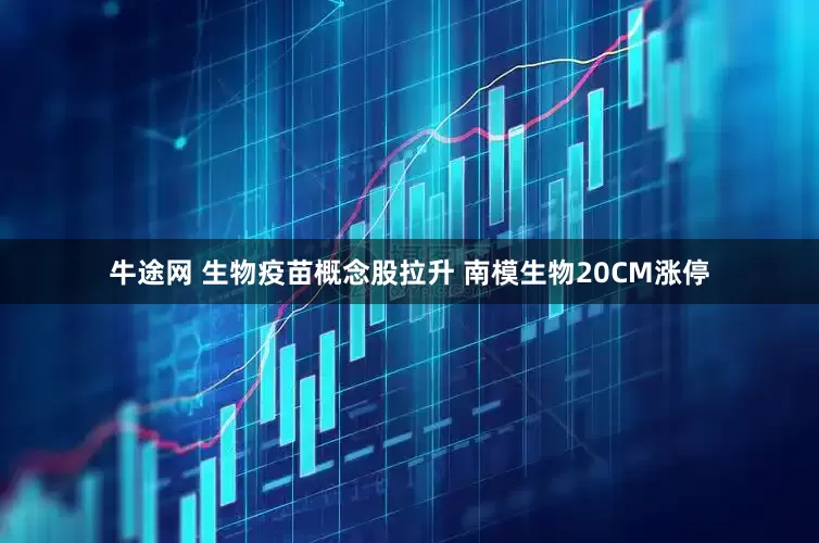 牛途网 生物疫苗概念股拉升 南模生物20CM涨停